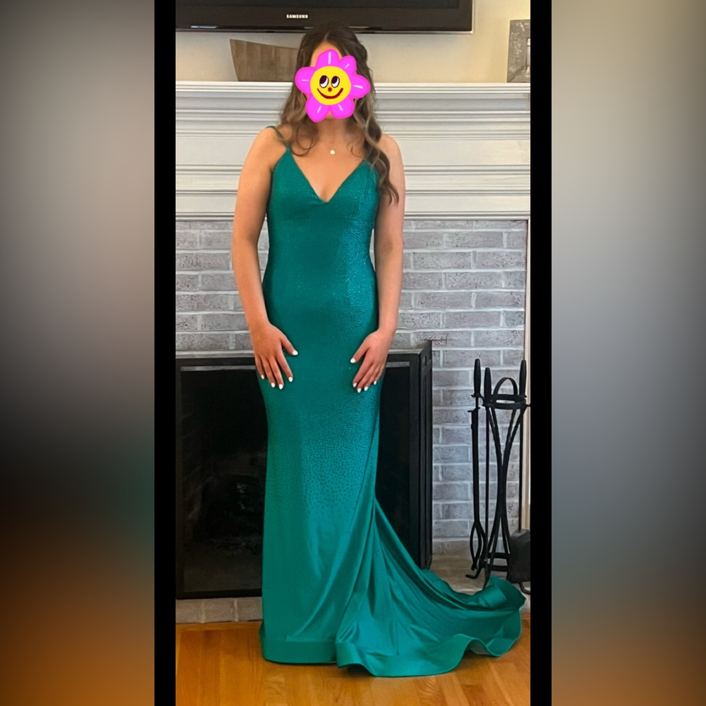 Prom Dress With A Low Back With A Twist Knot